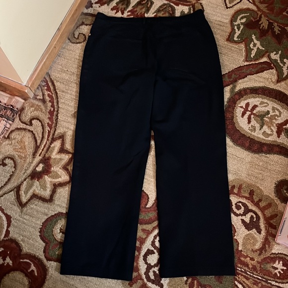 ST JOHN SPORT Size 16 Casual Career Dress Straight Leg Flatfront GOLD HW classic - Picture 3 of 16